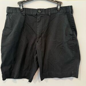 Polo by Ralph Lauren Black Flat-Front Men's Shorts